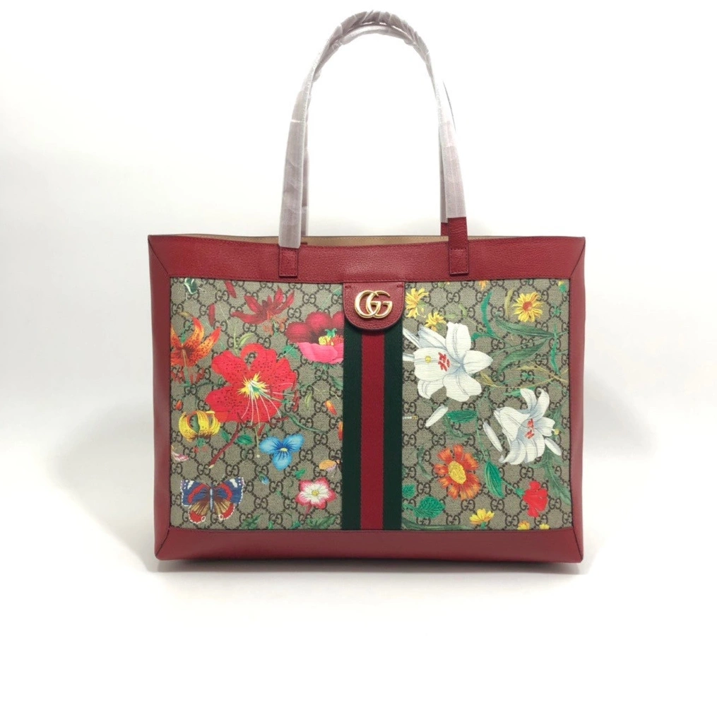Hyper Peter Monogram Web Flora Tote Ophidia Supreme GUCCI Large GG 0717